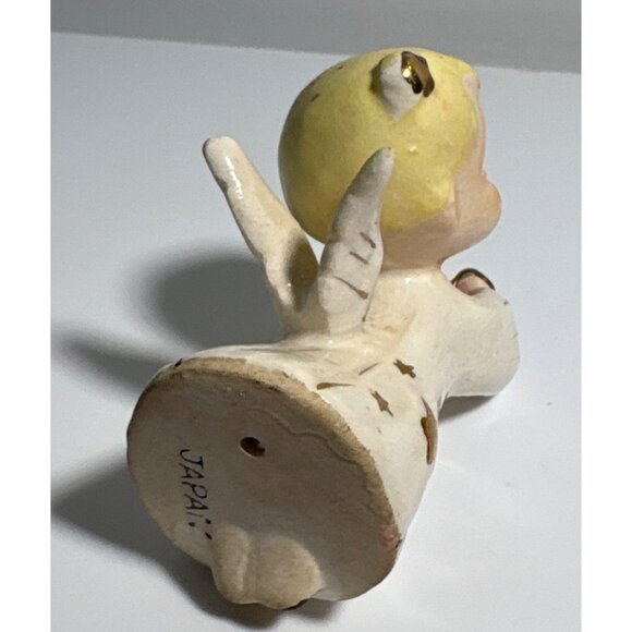 Danson Angel Candle Climber Hugger Ceramic Japan Vintage 50's - Picture 3 of 8
